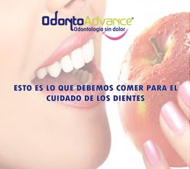 ESTO ES LO QUE DEBEMOS COMER PARA EL CUIDADO DE LOS DIENTES